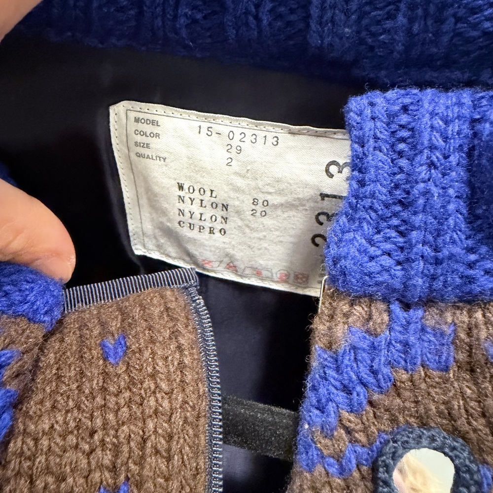 Sacai sweater Nordic collection size 2 - Picture 9 of 9